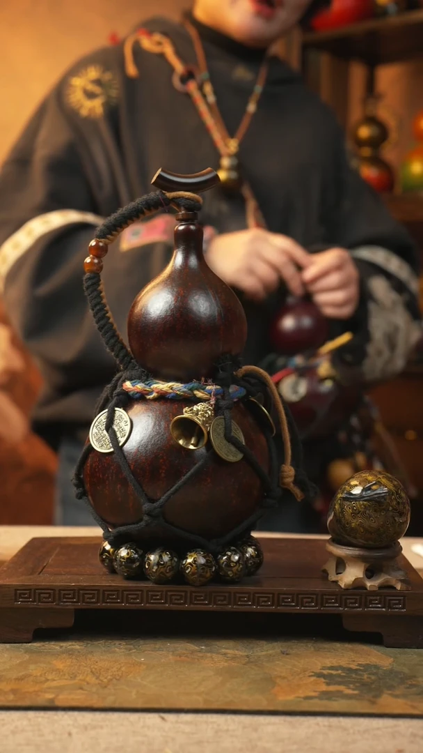 444大漆一物一拍记葫堂出品【不带手串】