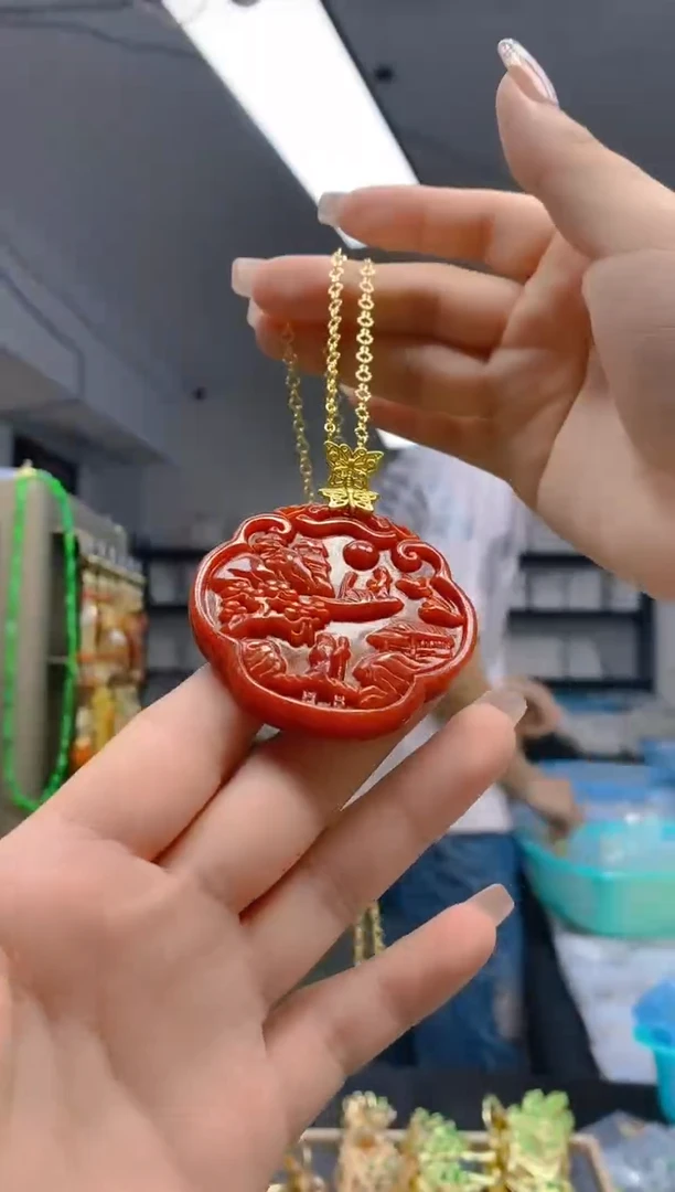 【闪购商品】翡翠耳饰合金403翡翠锁骨链