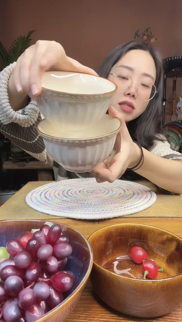 陶瓷5英寸罗马风米饭碗 2件装 微瑕疵