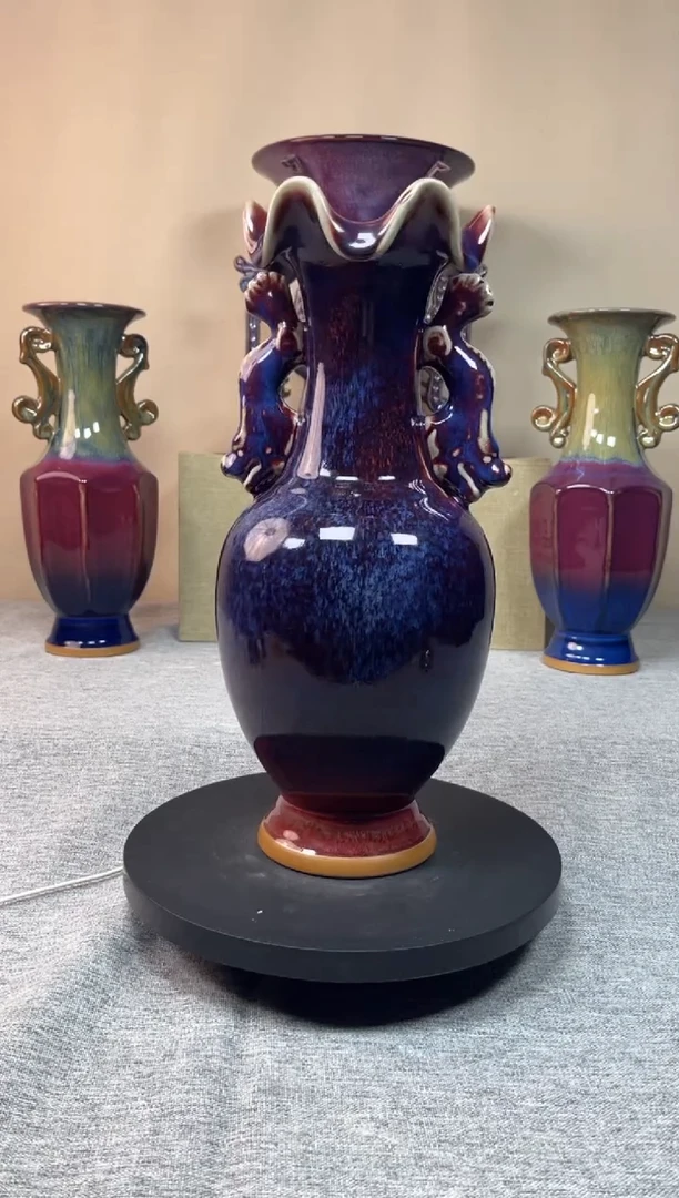 摆件神垕钧瓷收藏工艺品