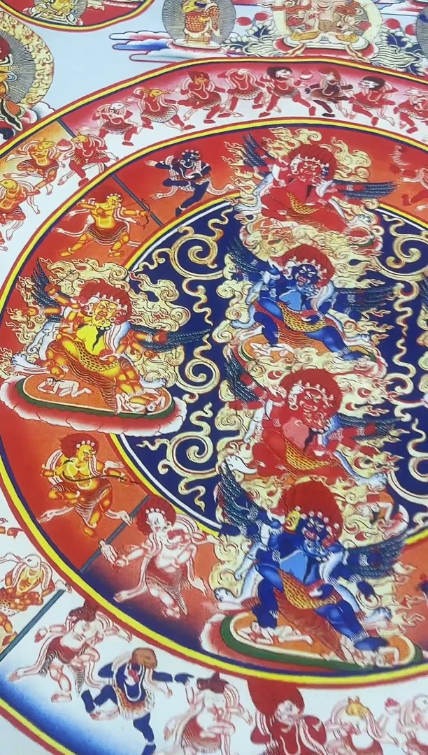 卷轴画精品挂饰 唐卡坛城tk16