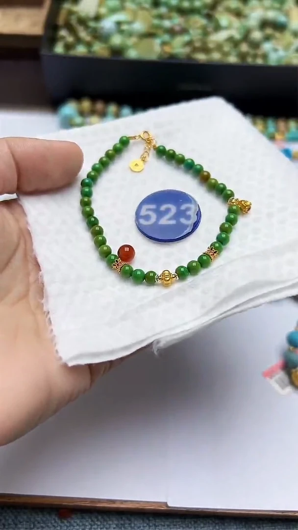 玛瑙/玉髓手串未镶嵌523