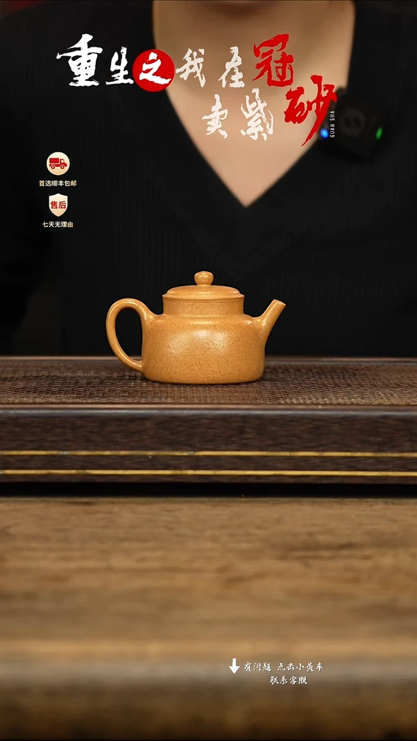 茶壶紫砂冠砂茶器紫砂茶壶04