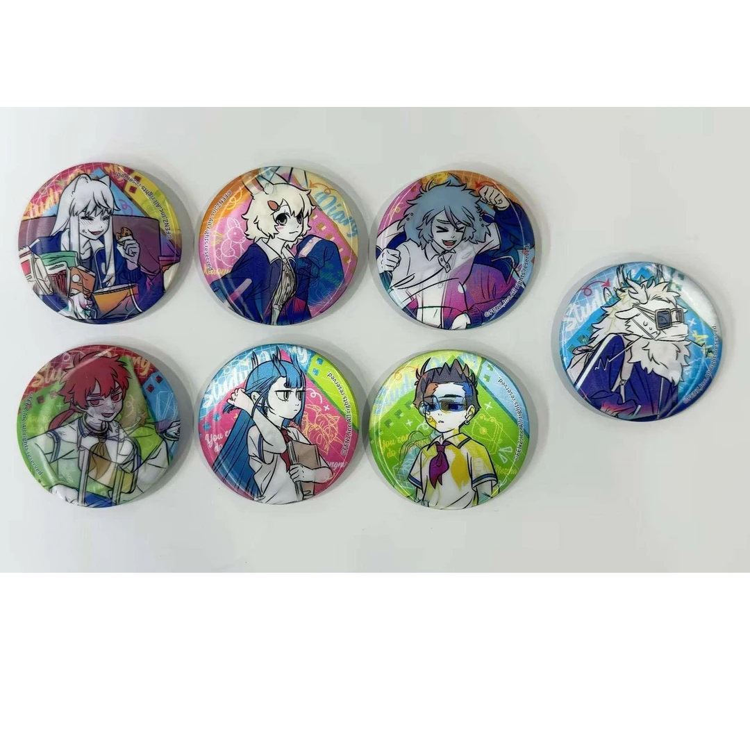 【百兽】非人哉-今天也要上学系列-光栅马口铁徽章盲盒