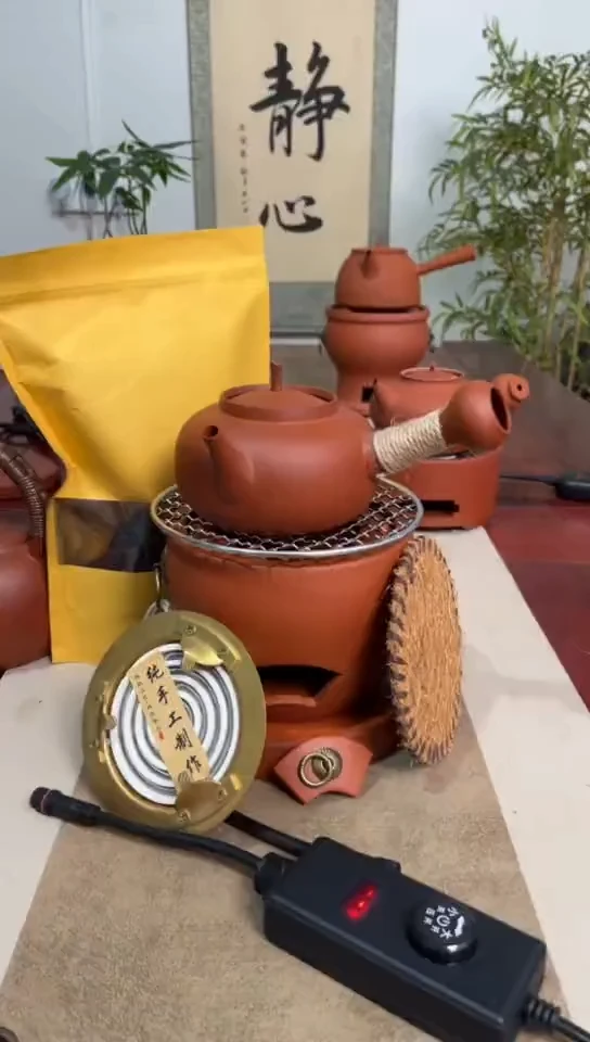 福星炉＋电炉丝＋圆福砂铫＋炉垫7件套
