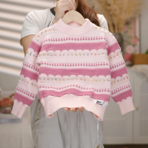 Snoopy/史努比毛衣套头针织衫长袖韩版童装大童秋冬常规款休闲风