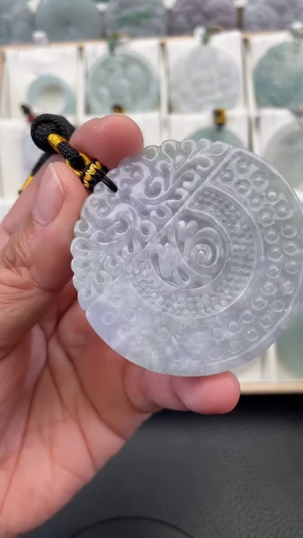 颈饰未镶嵌翡翠天然缅甸翡翠A货189