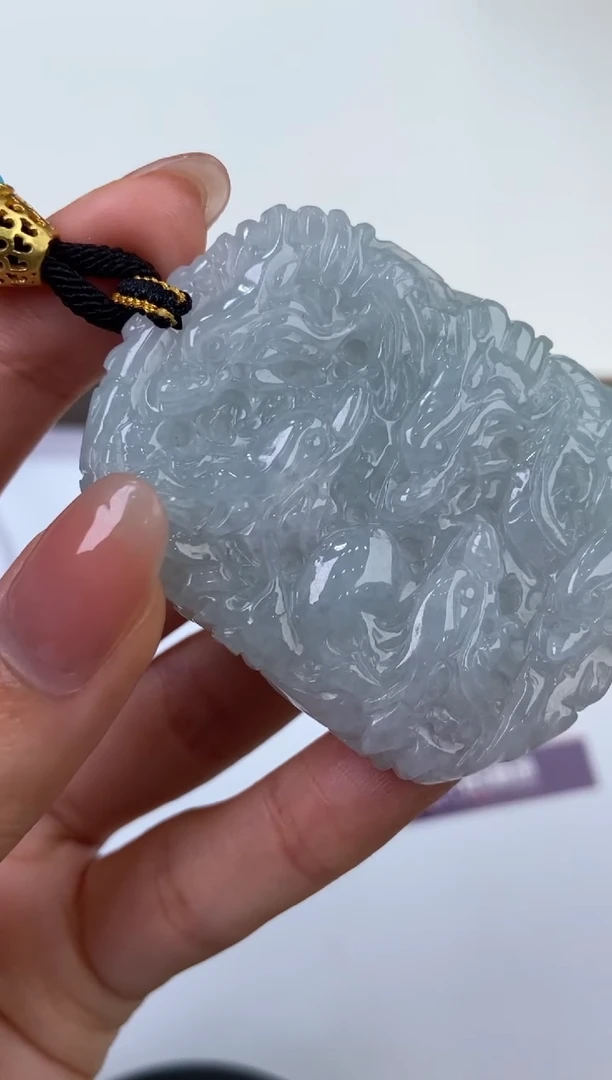 【闪购商品】翡翠挂件未镶嵌277433/天然缅甸龙牌 多样性一件发