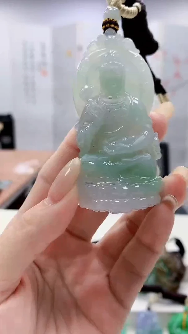 未镶嵌定制翡翠4898lr-毛货挂件107