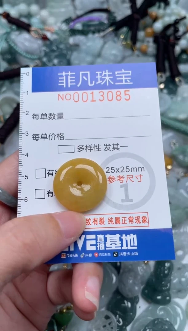 颈饰未镶嵌翡翠13085