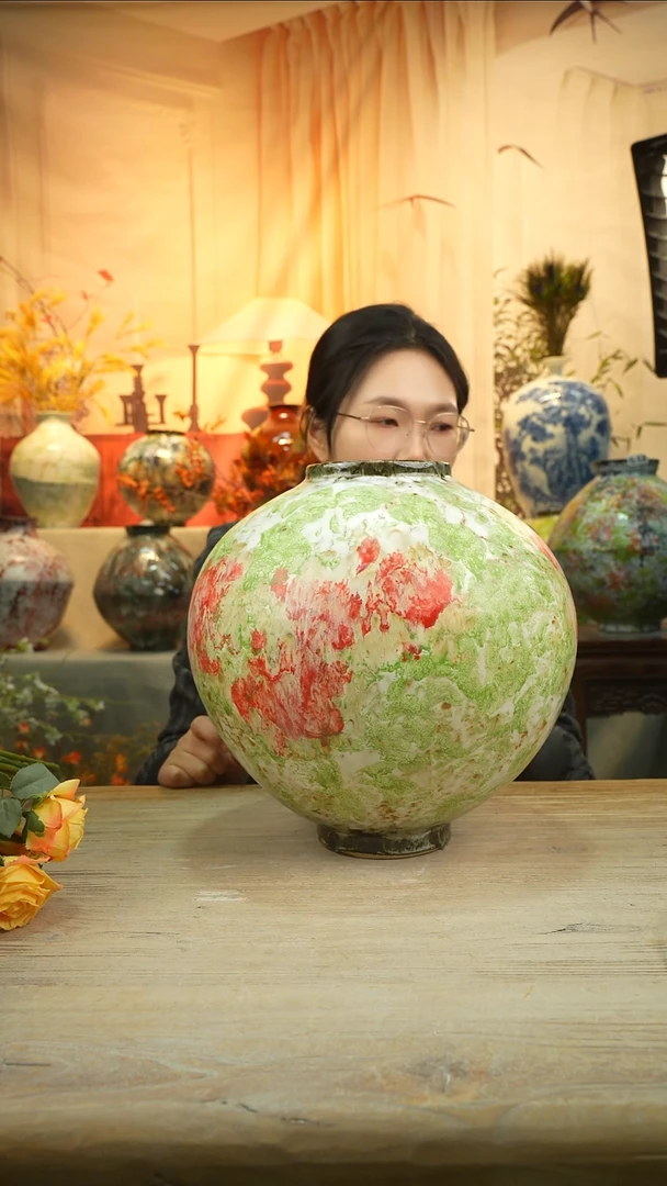 高33口10陶瓷花瓶花器