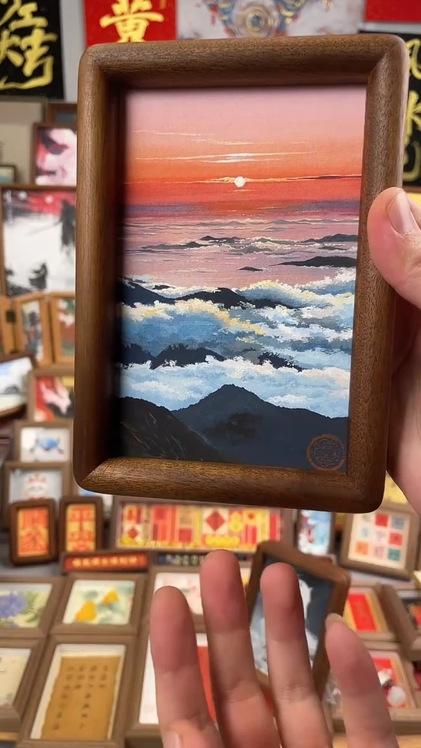 国画纯手绘书法绘画作品