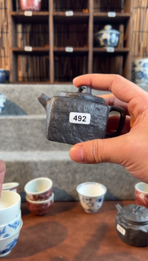 【闪购商品】492天禄言瓷手绘茶器天花板