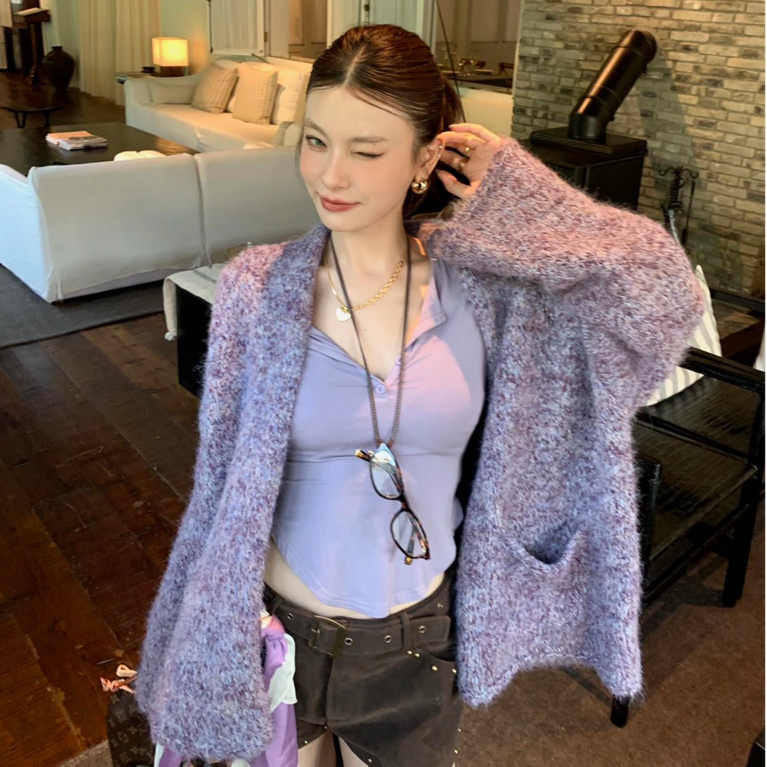 2025早秋新款时尚套装气质显瘦洋气休闲百搭性感辣妹外穿上衣短裤