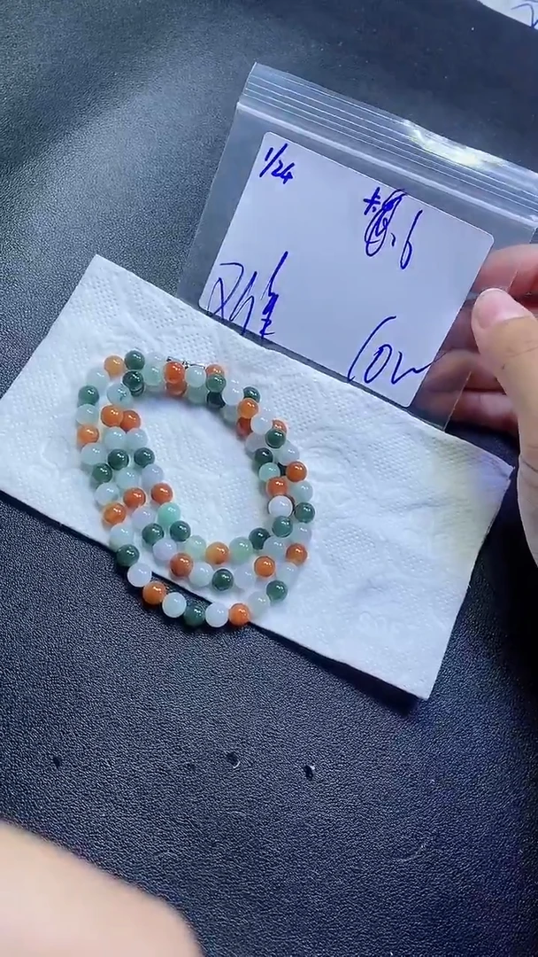 【闪购商品】定制翡翠未镶嵌珠串