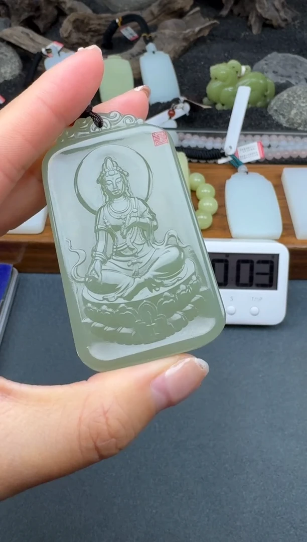 颈饰未镶嵌和田玉3