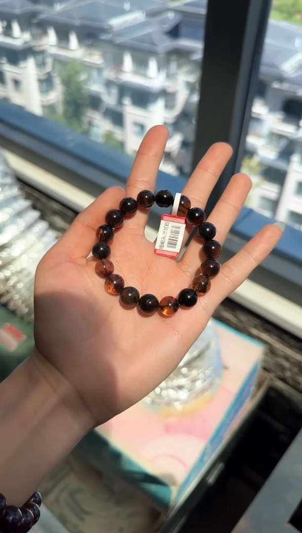 手串琥珀未镶嵌 *21缅甸琥珀翁珀手串11mm
