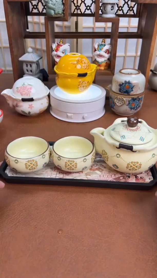 夏季旅行茶具真好看！