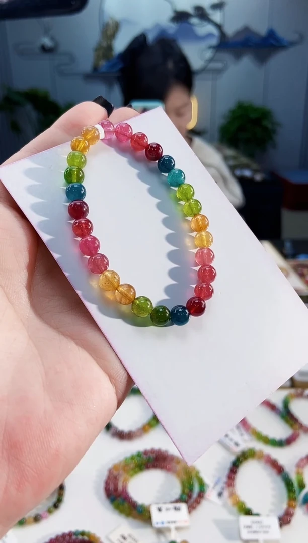 【闪购商品】碧玺手链未镶嵌G2615065单圈颜色微差发1