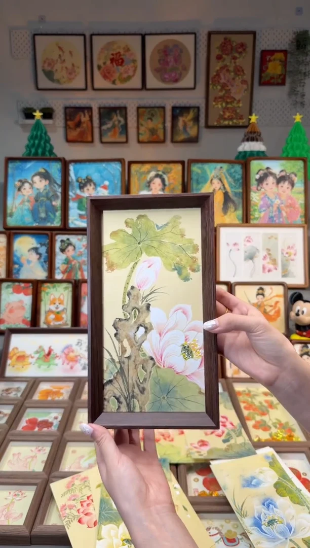 国画太湖石 手绘国画27