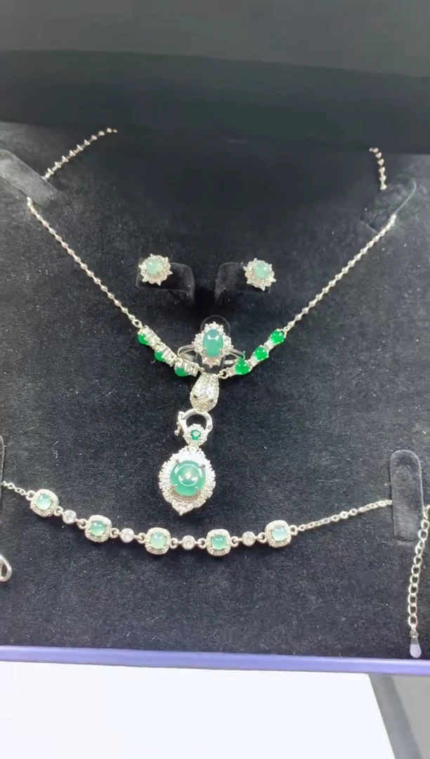 未镶嵌定制翡翠天然A货翡翠多样性发其一套