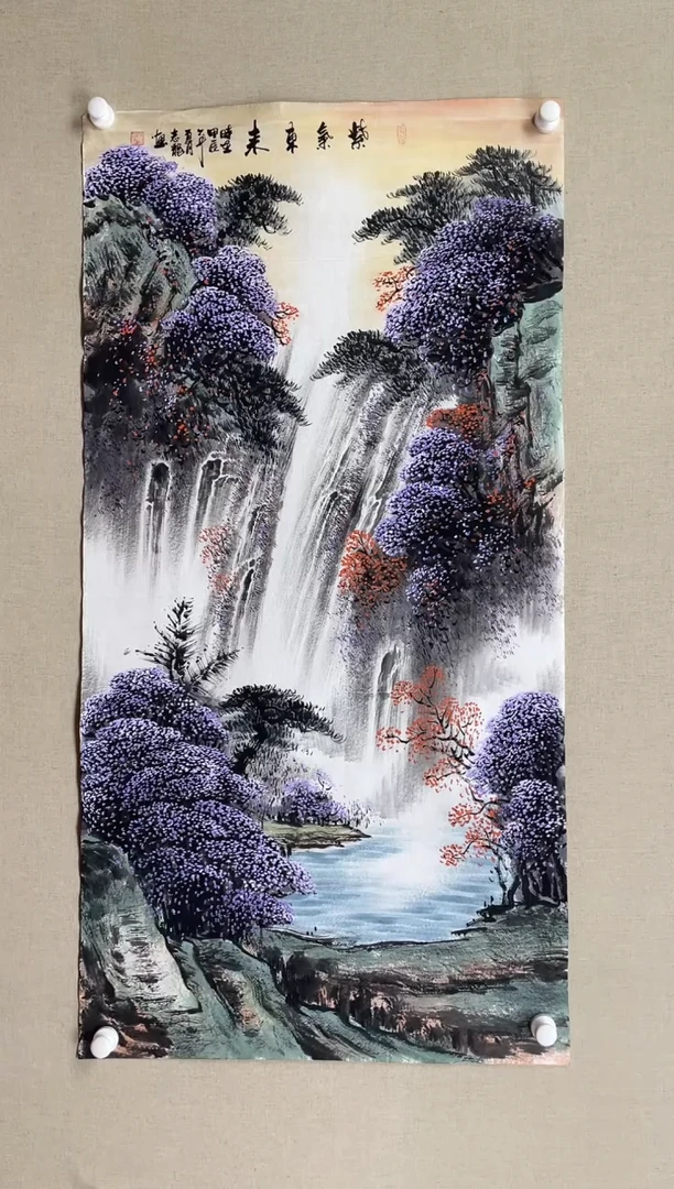 国画138*68 杨志龙杨志龙杨志龙杨志龙