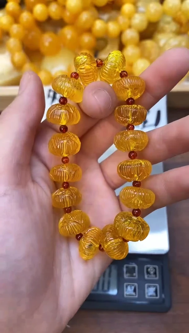 裸石琥珀未镶嵌天然琥珀蜜蜡