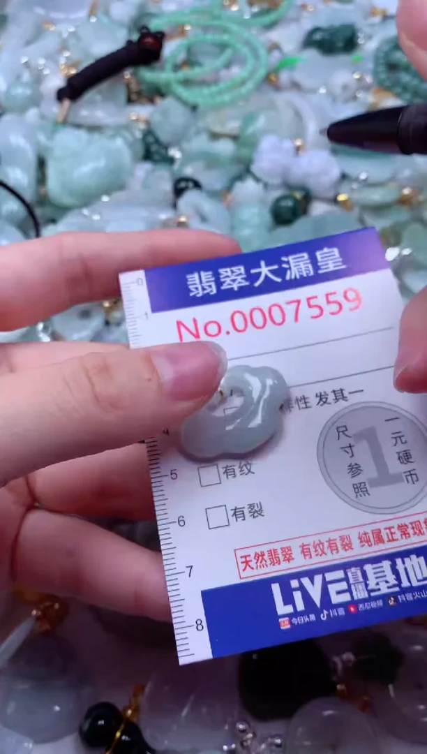 吊坠(不含链)未镶嵌翡翠7559