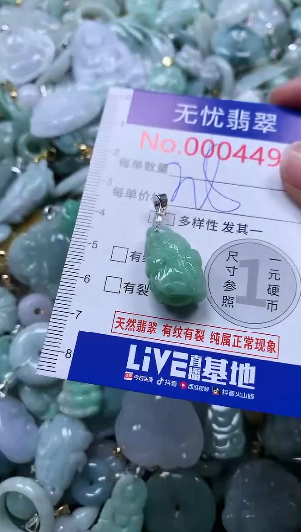 颈饰未镶嵌翡翠4497