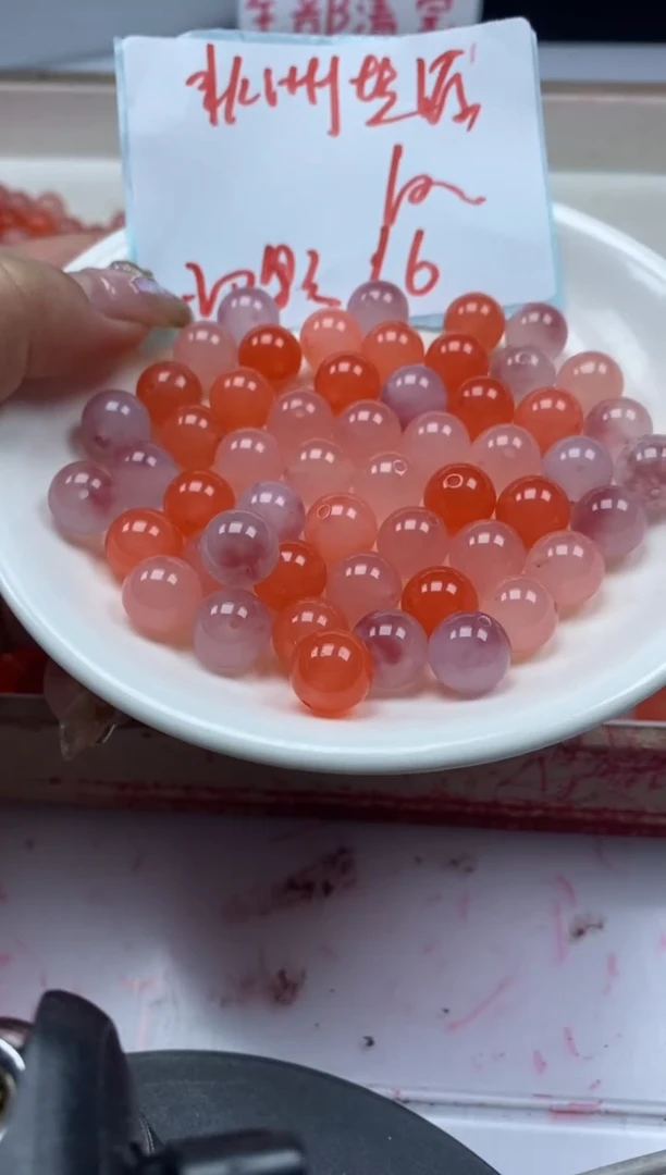 【闪购商品】玛瑙/玉髓颈饰未镶嵌w2316非洲盐源10mm*20颗