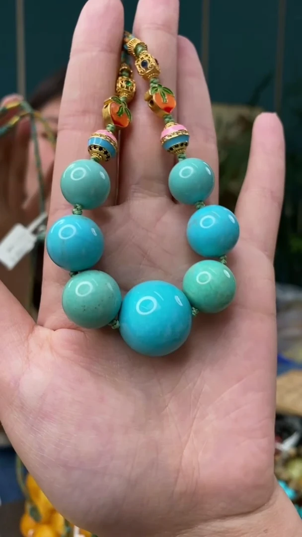 【闪购商品】绿松石项链未镶嵌3/8-GM-#204