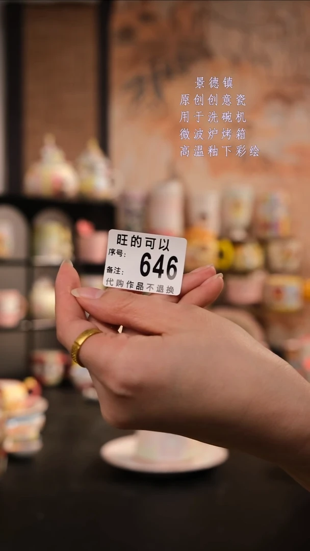 摆件陶锋旺的可以陶瓷设计师款