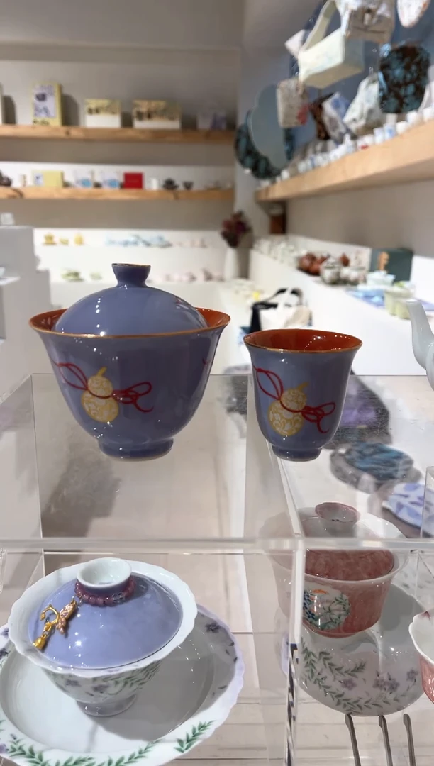 【闪购商品】飞天福禄泡茶盖碗+茶杯