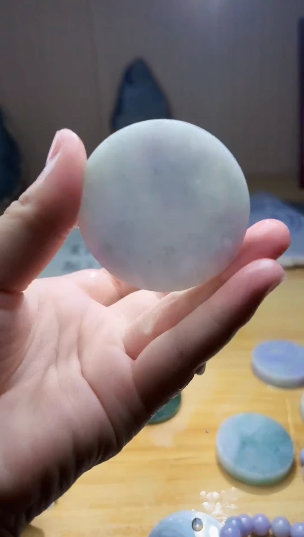 翡翠未镶嵌颈饰翡翠A货 姜谭536