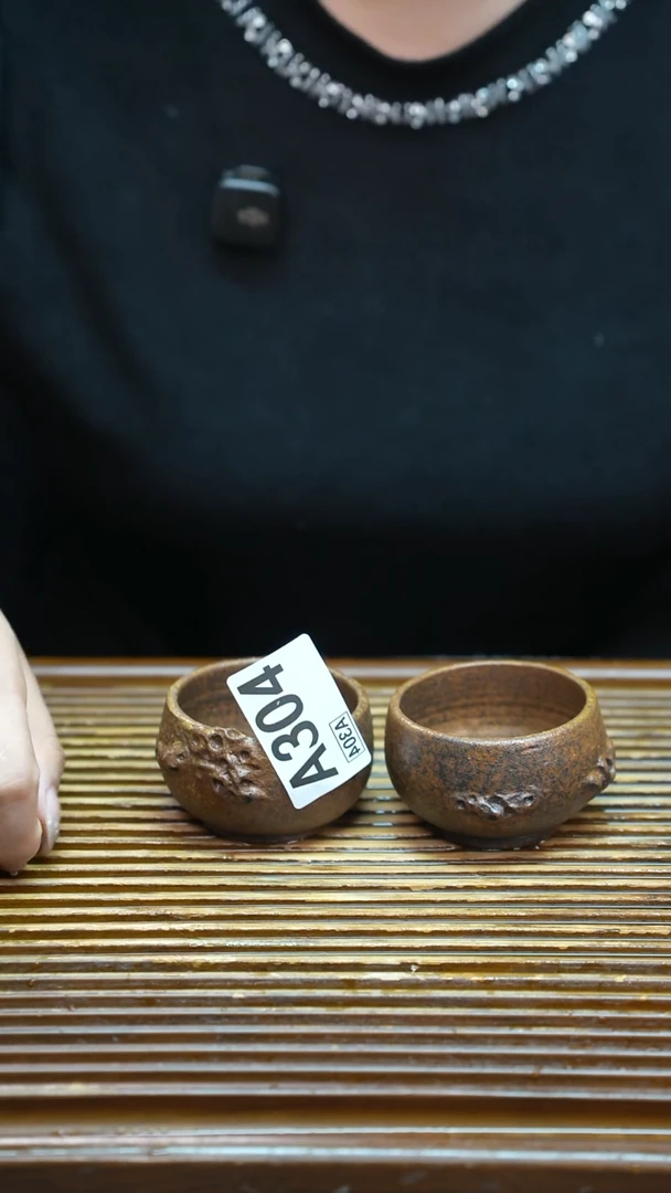 万古烧粗陶手工茶具