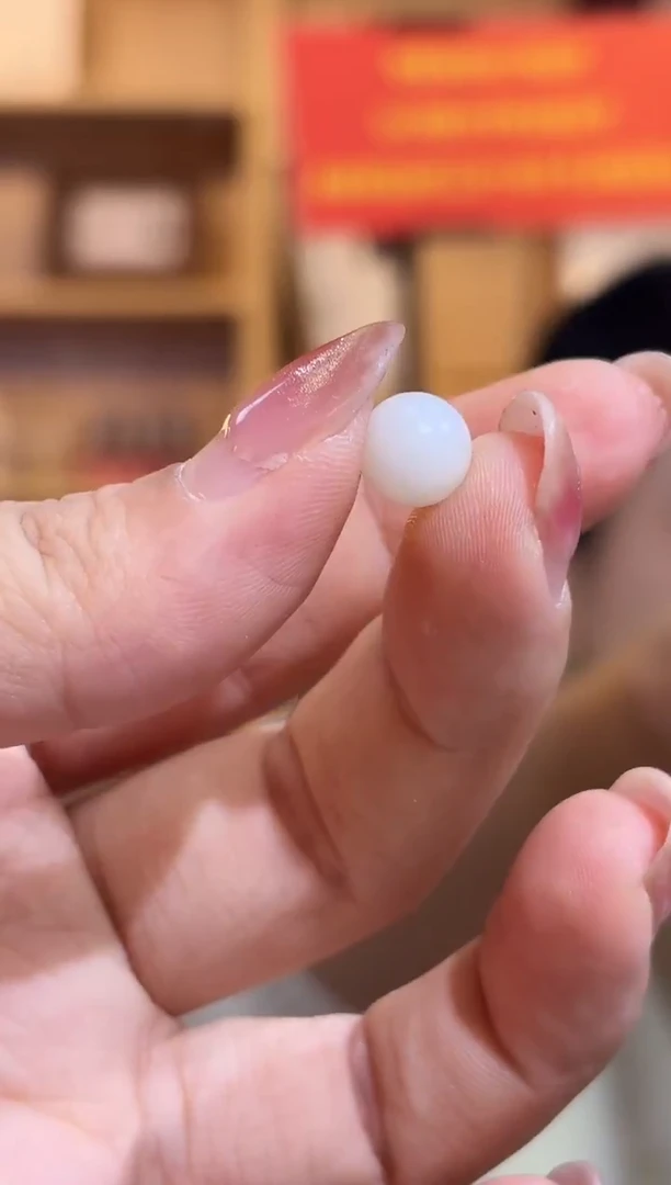 未镶嵌和田玉珠宝半成品8mm米达裸珠多样性发一