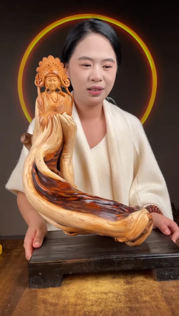 柏木（崖柏）手工摆件,先抢先得!编号:231