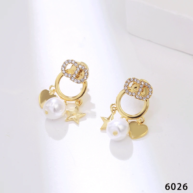 Bawarren 意❤ 精工CNC 6026-气质轻奢时尚耳钉