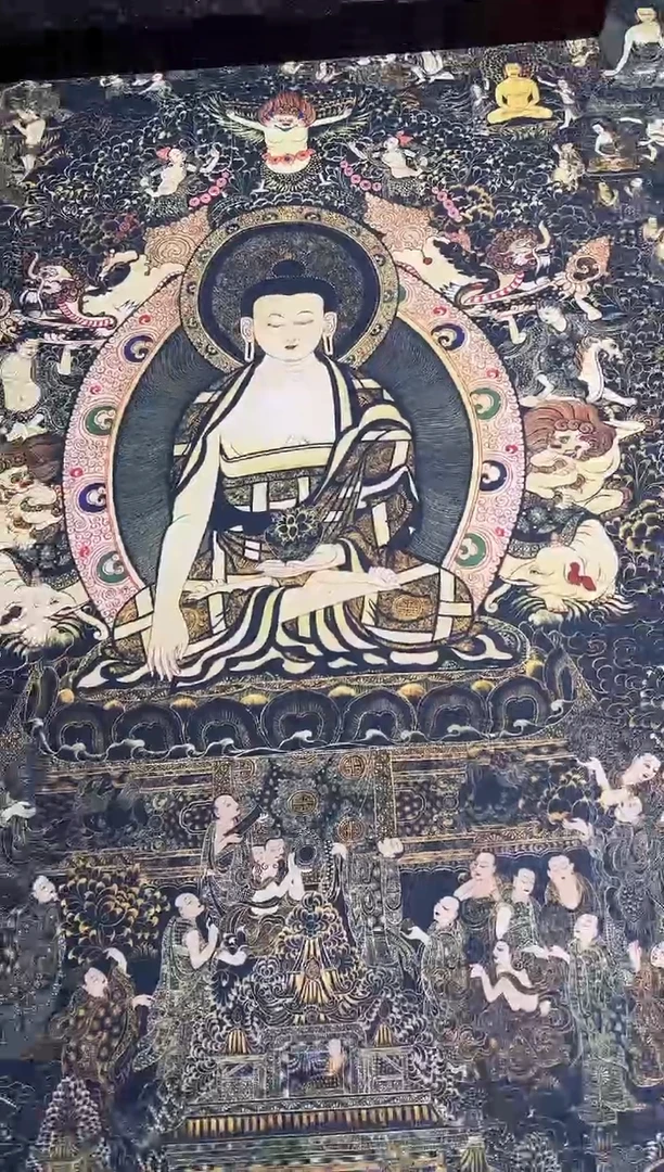 卷轴画路路的唐卡tk160