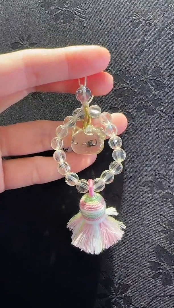 水晶手绳未镶嵌·黄水KT猫头款