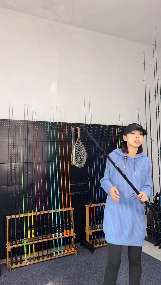 2.7m碳素绿松三节竿2.7米直柄（瑕疵尾货竿，没有售后，介意勿拍）