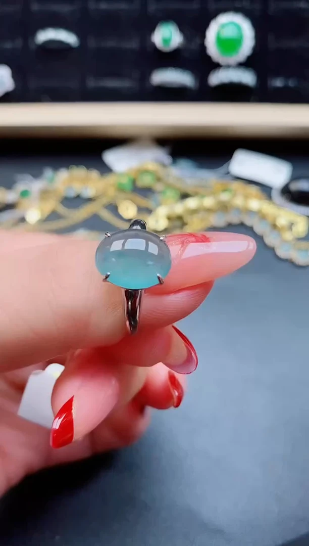 【闪购商品】翡翠戒指银S925镶嵌1212