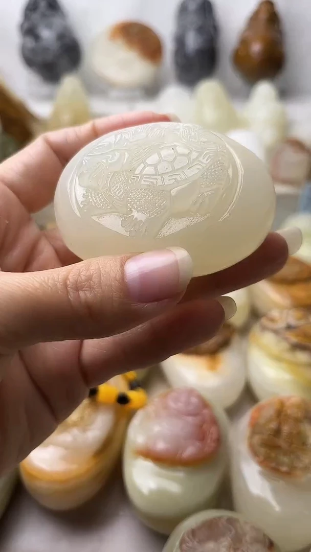 石材古青石棉纹正常不退换龙龟