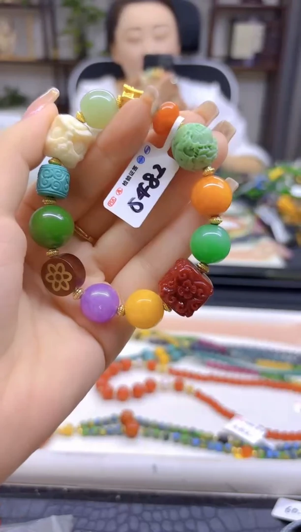 未镶嵌手链翡翠DIY款S482