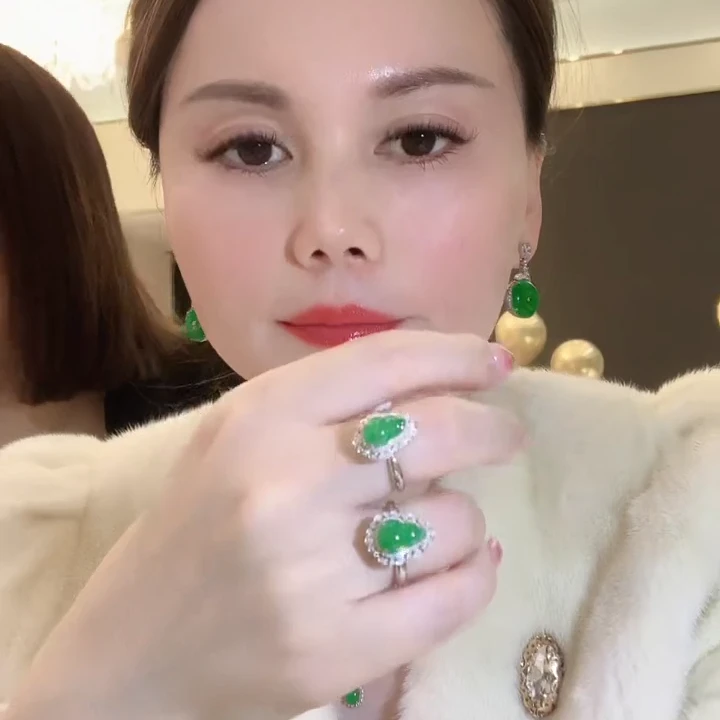 【云中意】-18K金葫芦戒指 - 多样性发货一件