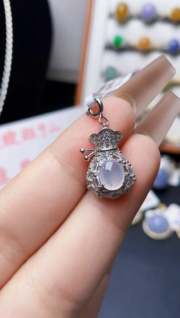 银S925镶嵌戒指翡翠0432