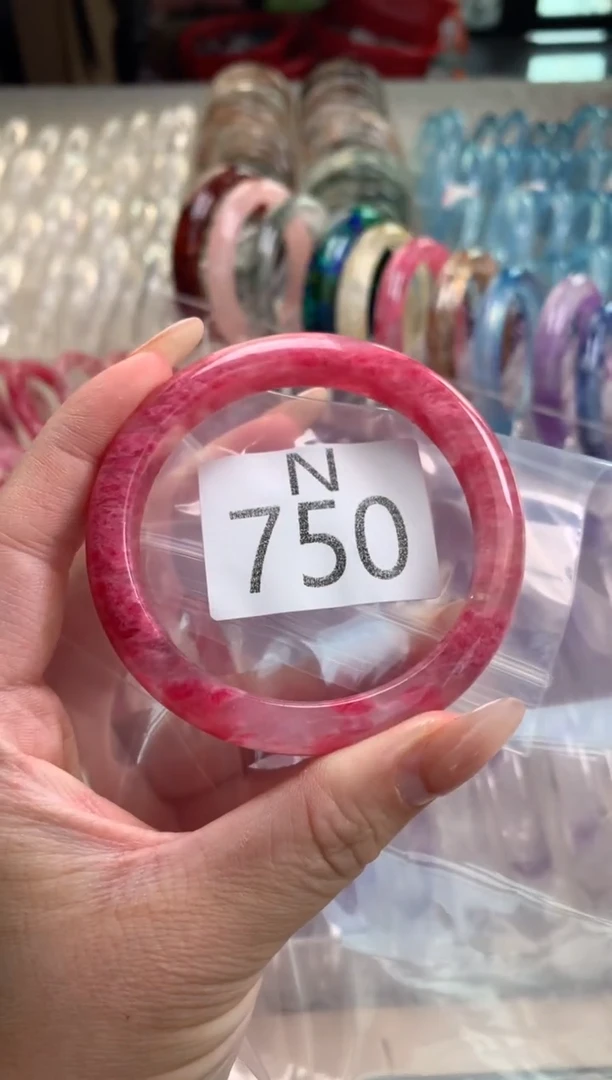 水晶珠宝半成品未镶嵌草***风水晶手镯750-57