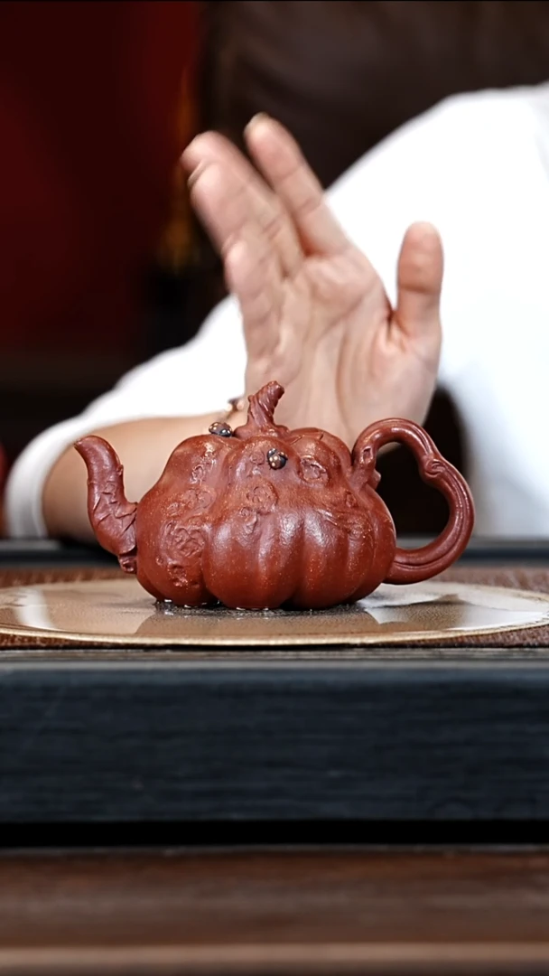 宜兴紫砂CYL 枣泥 南瓜56