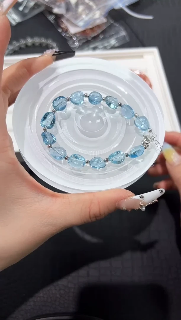 未镶嵌手链托帕石34c多样性发其一【1条】默认微瑕