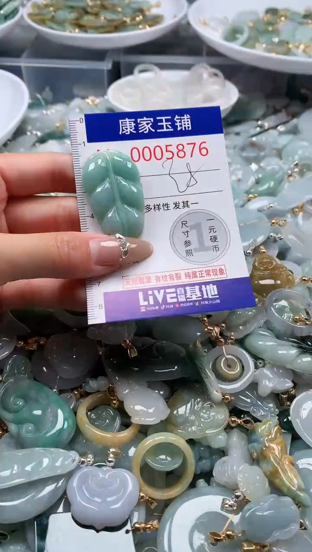 翡翠未镶嵌吊坠(不含链)5876